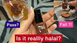 786 Nail polish TESTING Is it really Halal [upl. by Hardden404]