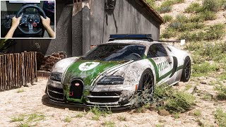 Rebuilding Bugatti Veyron Super Sport Police Forza Horizon 5 Logitech G29 Stering Wheel Gameplay [upl. by Lertsek664]