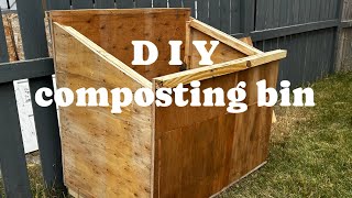 D I Y composting bin kabulungan diy woodworking [upl. by Seto]