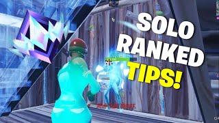 How To Win More Solo Ranked Games Fortnite Tips [upl. by Ecila]