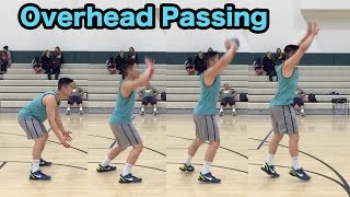 Overhead  Hand Passing  How to PASS a Volleyball Tutorial part 46 [upl. by Gretal]