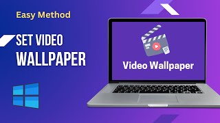 How to Set Video Wallpaper on Windows Desktop  2024 Updated 11 PC 10 [upl. by Suisyola]