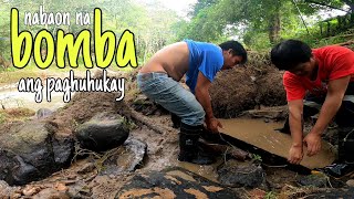 Paghuhukay sa BOMBA na nabaon nung nakaraang bagyo  buhay probinsya [upl. by Marchese]