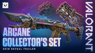 ARCANE SEASON 2 COLLECTOR’S SET  Skin Reveal Trailer  VALORANT [upl. by Tserrof]