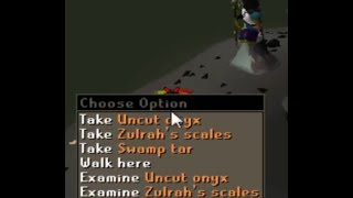 Old School Runescape  Using 2500 Trident Of The Swamp casts at Zulrah [upl. by Ynna]