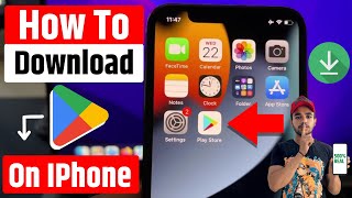 📥 How To Download Play Store in iPhone  Playstore Download in iPhone  Play Store Install in iOS [upl. by Nnaael]