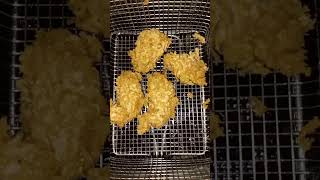 krispy Fried chickenasmrfeel the sound of well frying in the oil😌😌 [upl. by Asimaj]