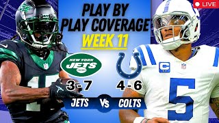 Indianapolis Colts  New York Jets  NFL Week 11 [upl. by Derwon]