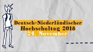 DeutschNiederländischer Hochschultag 2018  Grafschaft Bentheim  Nordhorn [upl. by Isla]