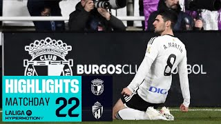 Resumen de Burgos CF vs Real Valladolid CF 10 [upl. by Airdnaxela]