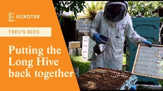 Trevs Bees  Honey Harvest  Putting On Bee Escape Boards [upl. by Purdum]