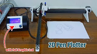 2D Pen Plotter with Full Graphic Lcd Control 🔥 [upl. by Eahsel]