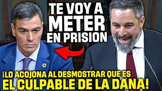 ABASCAL ACOJONA a SÁNCHEZ 😱¡CON METERLO PRESO😱¡POR HABER ABANDONADO A LAS VÍCTIMAS DE LA DANA [upl. by Annekam]