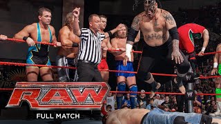 FULL MATCH  John Cena amp Randy Orton vs Raw roster – 17on2 Handicap Match Raw March 17 2008 [upl. by Graniah74]