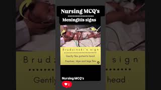 meningitis signs nursing nursingstudent nfsu NURSINGACADEMY rajveersir [upl. by Idissak]