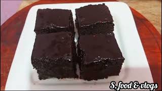 Chocolate Brownies Recipe without Oven Bakery Style Brownies  Soft  Moist amp sponge Browniesshah [upl. by Cline753]