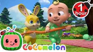 Bus Wash Song  CoComelon Animal Time  Learning with Animals  Nursery Rhymes for Kids [upl. by Penoyer]