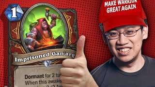 Make Warriors TERRIBLE WIN RATE Great Again  Galakrond Warrior  Standard  Hearthstone [upl. by Ahael48]