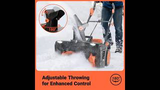 VOLTASK 48V Cordless Snow Blower  Key Features [upl. by Roxine77]