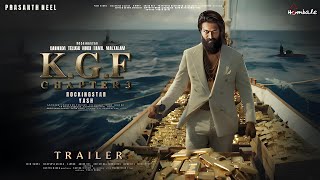 KGF Chapter 3  Hindi Trailer  Rocking Star Yash  Raveena NTR Prabhas kgfchapter3trailer 1m [upl. by Trimble]