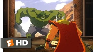 Thor Ragnarok  Thor vs Hulk Fight Scene 2017 Movie Clip [upl. by Aivatal]