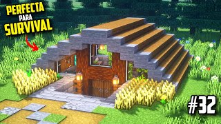 COMO HACER una CASA PERFECTA para SURVIVAL en MINECRAFT [upl. by Notsniw]