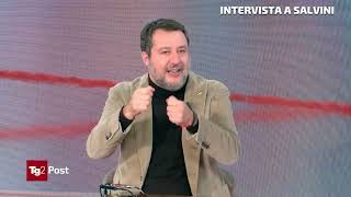 MATTEO SALVINI A TG2 POST RAI 2 9122024 [upl. by Nyrat763]