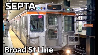 ⁴ᴷ SEPTA Broad Street Line Action [upl. by Maram]