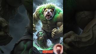 Incredible Animal Fusion😲 Strange Creatures Formed by Fusing HULK amp other Species hybrids shorts [upl. by Hux168]