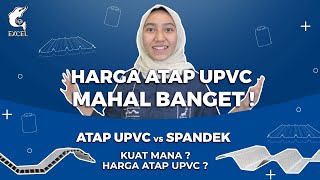 Atap upvc vs spandek  kuat mana Harga atap upvc SKYDECK vs spandek [upl. by Purvis]