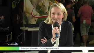 SOMMET DE LÉLEVAGE 2023  Politiques à la ferme  Face à Marion Maréchal [upl. by Ahsiekin]