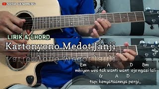 KARTONYONO MEDOT JANJI cover gitar [upl. by Nonnahsal]