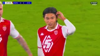 Amazing 🔥 Takumi Minamino Goal Monaco Vs Crvena zvezda 10 All Goals Highlights amp Highlights [upl. by Ailekahs]