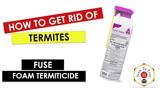 How To Get Rid of Termites  Fuse Foam ReadytoUse Termiticide [upl. by Mizuki]