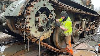 Men Fully Restore the BIGGEST GUN TANK IN THE WORLD  FV4005 Start to Finish MrHewes [upl. by Blatt]