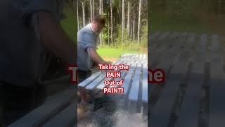 No Pain with Avanti Sprayer paint pain diy homeimprovement construction youtubeshorts new [upl. by Yremogtnom]