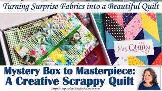 Mrs Quilty Mystery Subscription Box Opening amp Review FabricUnboxing [upl. by Nolrac]