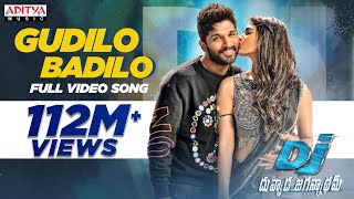 Gudilo Badilo Full VideoSong DJ Duvvada Jagannadham  Allu Arjun DSP Hits  Aditya Music [upl. by Llerrahs]