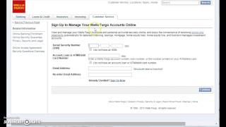 Wells Fargo Online Banking Login  wwwwellsfargocom [upl. by Hsihsa594]