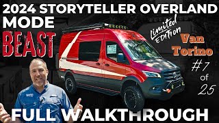 2024 Storyteller Overland Mode Beast Limited Edition Van Torino Class B RV FULL WALKTHROUGH [upl. by Isied]