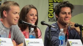 Dylan OBrien The Maze Runner Most Difficult Scene at ComicCon 2014 [upl. by Pearl771]