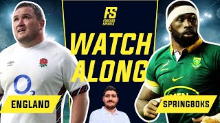 SPRINGBOKS VS ENGLAND LIVE  England vs South Africa  Live Commentary amp Watchalong [upl. by Castera]