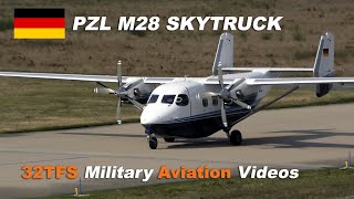 4K PZL Mielec M28 Skytruck DCPDA  DCPDC Falcon Leap 2020 Eindhoven AB EHEH [upl. by Esemaj]