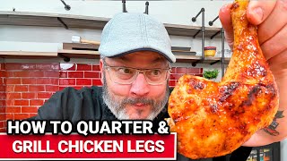 How To Quarter amp Grill Chicken Legs On A Weber  Ace Hardware [upl. by Kirre]