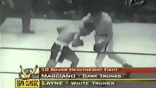 Rocky Marciano vs Rex Layne [upl. by Ottillia]