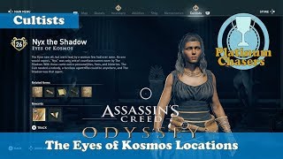 Eyes of Kosmos  Cultist Locations  Assassins Creed Odyssey [upl. by Adnale524]