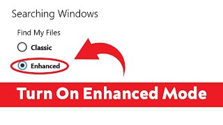 How to Turn On Enhanced Mode for Search Indexer in Windows 10 [upl. by Yrgoerg678]