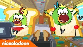 Breadwinners  Oonski y la camioneta cohete  Nickelodeon en Español [upl. by Ronaele94]