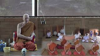 quotAnicca anatta dukkha  the three doors to Nibbanaquot Dhammatalk by Ajahn Martin 181219 [upl. by Brooking]