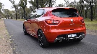 2015 Renault Clio RS 200 Cup 0100kmh amp engine sound [upl. by Airdnaxela550]